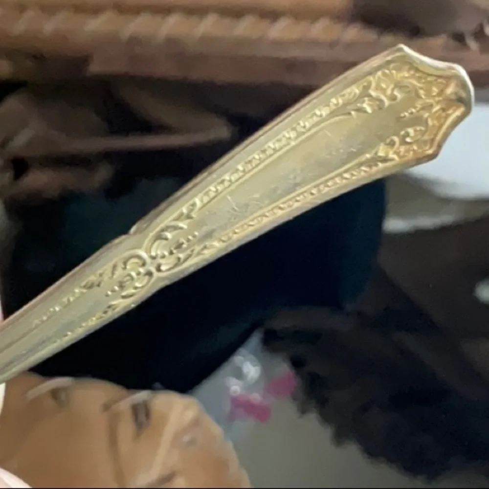 HBC9 Pat’d Set of Six Silver Plate Dessert Forks Vintage